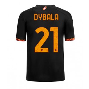 AS Roma Paulo Dybala #21 Replika Tredjetrøje 2023-24 Kortærmet